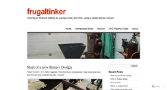 Desktop Screenshot of frugaltinker.com